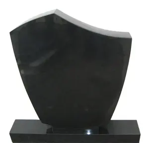 China Black Granite Upright monument Headstone