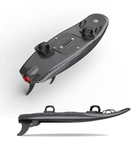Planche de surf électrique unisexe 58 KM/H en fibre de carbone 72V 55Ah Logo personnalisable Modèle d'embarquement motorisé pour sports nautiques océaniques