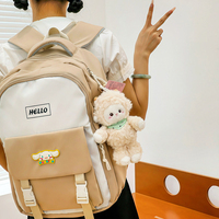 Gantungan Kunci Boneka Domba Lucu 20cm, Boneka Domba Lembut, Hiasan Tas, Gantungan Tali, Dekorasi Kunci Ransel & Meja