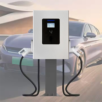 Station de recharge rapide DC pour véhicules électriques, double pistolet et murale, 40KW 60KW 80KW, CCS1 CCS2 GBT Chademo, vente en gros d'usine à prix abordable
