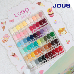 Ensemble de vernis à ongles en gel UV JOUS de style français, 60 couleurs, fournitures professionnelles pour l'art des ongles, non toxique, végétalien, à retirer par trempage - Product Image 1