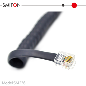 Cordon téléphonique spiralé RJ12, câble de rallonge en spirale, fil de connexion - Product Image 2