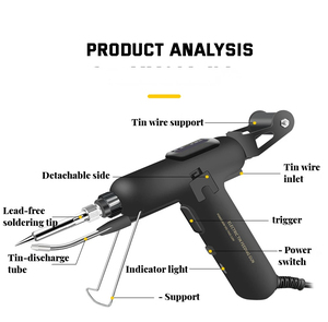 <span class=keywords><strong>Soldador</strong></span> eléctrico 220V 80W/120W CN/EU/enchufe calefacción interna <span class=keywords><strong>de</strong></span> mano enviar automáticamente Kit <span class=keywords><strong>de</strong></span> pistola <span class=keywords><strong>de</strong></span> <span class=keywords><strong>estaño</strong></span> herramientas <span class=keywords><strong>de</strong></span> reparación <span class=keywords><strong>de</strong></span> soldadura - Product Image 2