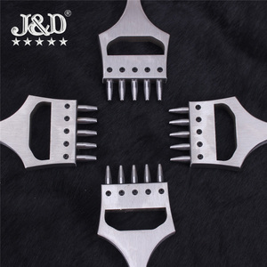 Dây Đeo Phẳng Đục Lỗ 6.5 Pitch 5 Lỗ Đục Lỗ Tròn Cắt Nhỏ Bằng Da Tự Làm Tròn Góc Chữ A Hàng Hình Bầu Dục - Product Image 4