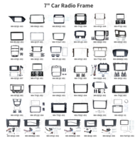 Façade d'autoradio 7 pouces 2 DIN pour VW, KIA, Hyundai, Toyota, Honda, Fiat, Skoda, Citroën – Accessoires Stéréo GPS Android