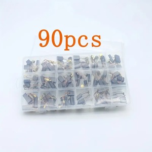 Carbon Brushes 90Pcs 18 Sizes For <b>Power</b> Tools Impact Drills Circular <b>Saws</b> Angle Grinders Replacement Motor Accessories - Product Image 3