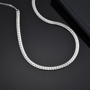 Cuban Link Chain Hip-hop Punk Clavicle Chain Luxury <b>Collar</b> Jewelry 6MM Fashion Men Cuban Chain Necklace - Product Image 4