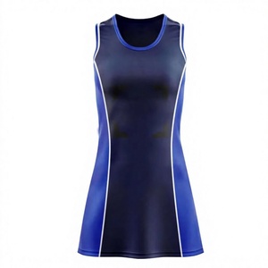 Women Sleeveless Sublimation Printed netball <b>dress</b> <b>Tank</b> <b>Top</b> Turquoise Black Floral Design Breathable Polyester Sportswear Adult - Product Image 3