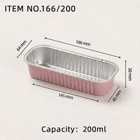 200ml Mini-Kuchenformen mit Deckeln, Aluminiumfolie-Backformen, Einweg-Ramekins, Backförmchen für Muffins, Cupcakes, Kuchen und Brot