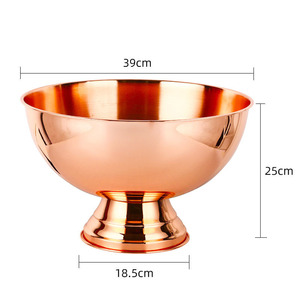 Grande Vasque à Champagne Personnalisée en Acier Inoxydable <span class=keywords><strong>Seau</strong></span> à Glace Métallique Noir/Or/Or Rose/Argent pour Fêtes - Product Image 4