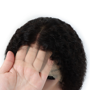 Chất Lượng Cao 12A Pre Ngắt Tự Nhiên Bé Tóc Phía Trước Con Người Mật Độ 200 Nguyên Tóc Giả Tóc HD Ren Phía Trước Bob Tóc Giả - Product Image 4