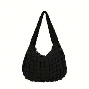 Bolso de Hombro Cruzado de Moda para Mujer, Estilo Nube Plisada, de Gran Capacidad, con Relleno de Algodón, para Llevar Bajo el Brazo, Venta Caliente Personalizada - Product Image 1