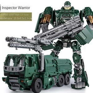 Trẻ Em Của Phim Hoạt Hình Chuyển Đổi 5 Đồ Chơi Cho Khủng Long Mô Hình Unisex Tay <span class=keywords><strong>6</strong></span> Xe Robot Vua Koong ABS Nhựa 1:5 Quy Mô Ánh Sáng Chơi - Product Image 3