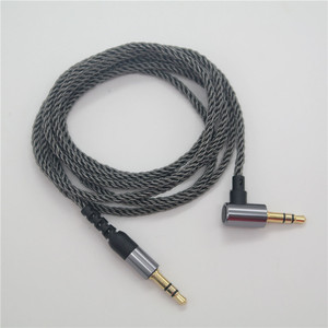 Cable de audio macho de 3,5 mm a 3,5 mm, chapado en plata, de 8 hilos, con blindaje trenzado para dispositivos digitales - Product Image 5
