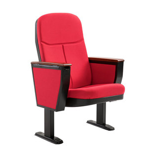 Silla de Auditorio Tenzo Roja con Reposabrazos y Tablero de Escritura para Teatro, Sala de Conferencias, Cine, Conferencias, Ópera - Product Image 1