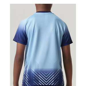 Custom 100% <b>Polyester</b> Kids Soccer Jersey Quick Dry Breathable Football Jersey Sets Children's Football <b>Shirt</b> - Product Image 3