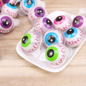 Nhà Máy Giá Kẹo Gummy Mắt 3D Mô Hình Bóng Hình Dạng Halloween Đảng Trái Cây Hương Vị Gummy Nhãn Cầu Mềm Kẹo - Product Image 3