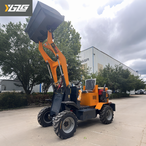 YUANGONG High Quality Durable Front Loader 0.8t 1t Thicken Steel Epa Engine Mini Articulated Wheel Loader For Farm