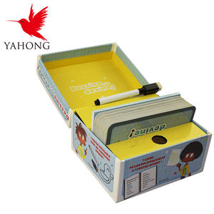 Estudiante <span class=keywords><strong>2</strong></span> en 1 Reutilizable Hablar Idioma Escritura a mano Tarjetas Flash Juguete de aprendizaje con palabras a la vista Limpiar Tarjetas Flash para niños - Product Image 4