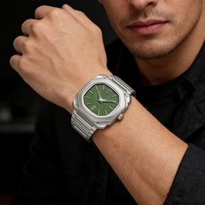 2026 Luxury <b>Gift</b> <b>Box</b> Quartz Watch Plastic Ultra Thin Waterproof Quartz Watch Men's Watch Silver - Product Image 3