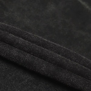 T-shirt décontracté d'été pour homme à manches courtes, coupe oversize, avec logo personnalisé, effet délavé, en tissu polyester/coton de haute qualité - Product Image 5