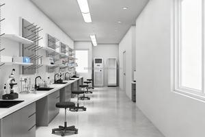 맞춤형 실험실 작업대 연구 장비 디스플레이 캐비닛 병원 연구실 디자인 시약 선반 - Product Image 3