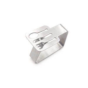 Thép không gỉ Khăn trải bàn bảng Bìa kẹp kim loại Clips cho nhà bếp Bảng trang trí & phụ kiện - Product Image 3
