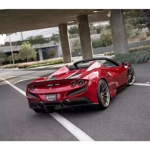 Kit carrosserie complet en fibre de carbone sèche <span class=keywords><strong>Novitec</strong></span> pour Ferrari <span class=keywords><strong>F8</strong></span> : lèvre avant, capot, garniture de sortie d'air, jupes latérales, lèvre arrière et aileron. - Product Image 4