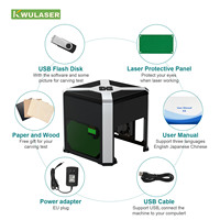 Graveur portable à diode K6 3000MW, nouveau, avec contrôle USB/iOS/Android pour la gravure sur bois/cuir/plastique/verre, bricolage à domicile/cadeau