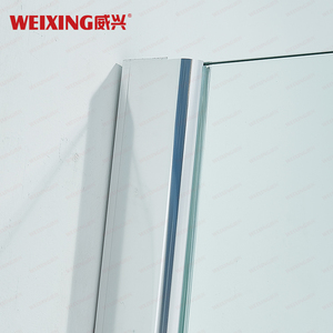 Easy Installation <strong>Bathroom</strong> Framed Stainless Steel Aluminum Hinge Shower Door Tempered Glass Rectangle Shower Cabin - Product Image 4