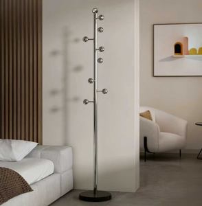 Perchero de pie de lujo ligero para dormitorio y uso doméstico, nuevo perchero de almacenamiento simple de acero inoxidable - Product Image 5