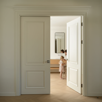 Portes intérieures/extérieures en bois massif polymère Kabo minimalistes avec isolation acoustique pour les applications de hall, de salle de bain et d'entrepôt