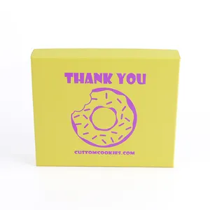 Hot Sale Customized Logo Art Paper Box Cute Cookie Box