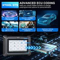 XTOOL D7S Support d'outil de Diagnostic DoIP CAN FD ECU Codage Scanner bidirectionnel Programmation de clé OE Diagnostic complet Batterie 5000mAh