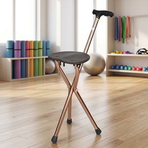 Bastone da Passeggio Ergonomico con Sedile, Comodo Bastone da Trekking - Product Image 6
