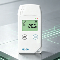 Fabrika Çıkışlı M100 USB Sıcaklık Veri Kaydedici, PDF Raporlu -30 ℃ ~70 ℃   Soğuk Zincir Lojistiği için IP67 OEM Özel Logo