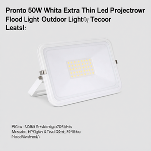 Proiettore LED Pronto 50W Bianco Ultra Sottile per Illuminazione Esterna - Product Image 2