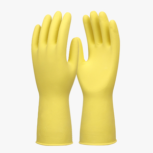 Gants <span class=keywords><strong>de</strong></span> ménage XINGYU en <span class=keywords><strong>latex</strong></span>, entièrement enduits, pratiques, doux et délicats pour le nettoyage domestique - Product Image 1