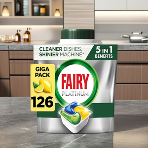 Cho Cổ Tích Bạch Kim All-in-<span class=keywords><strong>1</strong></span> Chanh Thơm 126 Máy Tính Bảng Thân Thiện Với Môi Dùng Một Lần Máy Tính Bảng Máy Rửa Chén Số Lượng Lớn Gói Cho Mạnh Mẽ Làm Sạch - Product Image 1