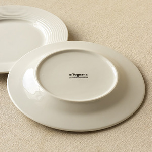 <b>Ceramic</b> Round Plate 25cm Eco-Friendly Home Hotel Serving Dishware - Product Image 4