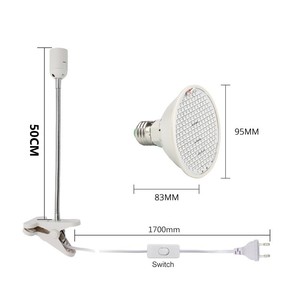 Lampe de croissance pour plantes hydroponiques, idéale pour la culture intérieure des fleurs et des bourgeons, appareil de beauté domestique - Product Image 5