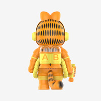 Коллекционная фигурка POPMART MEGA SPACE MOLLY 400% Гарфилд, ПВХ, масштаб 1/12, оригинальная аниме-фигурка, декор для дома, таинственная коробка, подарок