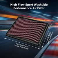Nouveau filtre à air haute performance 178010L040 pour Toyota Fortuner Hilux 2.4D 2.7 2.8D 4.0 V6 2GD 1GD 2TR 1GR 2015-2025