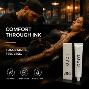 Crema para Tatuajes de Textura Suave Fantástica, 30g, Libre de Crueldad Animal, Cuidado Posterior para Estudio Personal y Artistas Profesionales de Tatuajes - Product Image 2