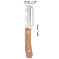 Gadget de cuisine multifonctionnel en acier inoxydable, éplucheur de pommes de terre, de fruits et de légumes, couteau à canne à sucre, éplucheur avec ouvre-bouteille