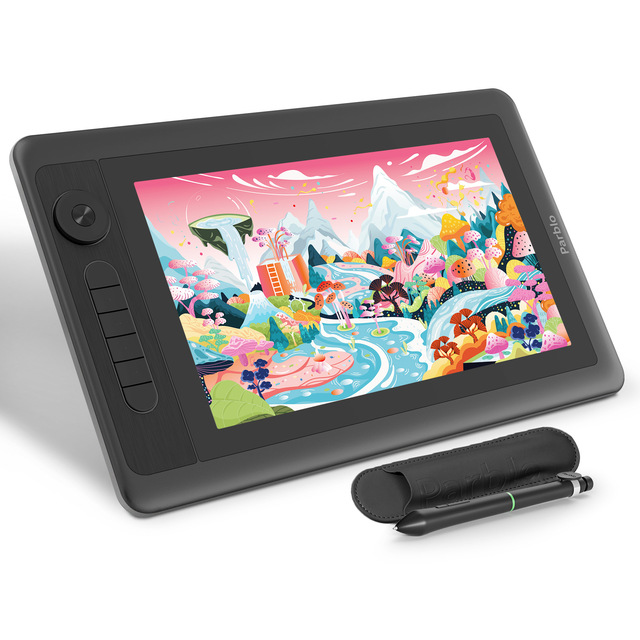 Parblo Coast12 Pro Gen2 11.6 Inch Digital Drawing Monitor With S01 Short Stroke Hard Pen 16K-Level Pressure Sensitivity