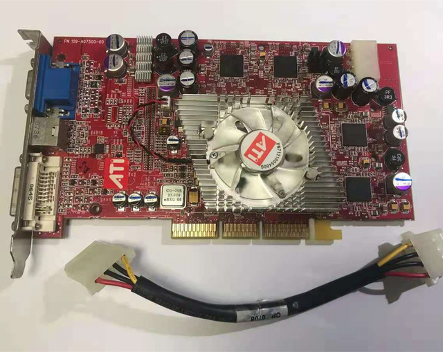 ATI Radeon 9800pro AGP VIDEO CARD