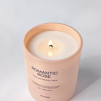 Bougies en cire de soja écologiques en gros avec senteurs personnalisées, très parfumées, faites à la main avec couvercles en bambou pour la décoration de la maison et des fêtes