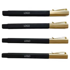 Stylo bille personnalisé en métal de luxe pour cadeaux d'entreprise, promotion de marque, fournitures de bureau, stylo d'écriture carré - Product Image 2