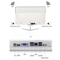 PC tout-en-un 21,5 23,8 pouces I3 I5 I7 IPS 1K 75HZ Ordinateur de bureau tout-en-un Monoblock Ordinateurs pour entreprises et écoles